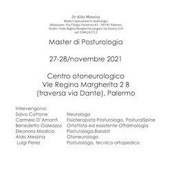 Master di Posturologia e otoneurologia, Palermo 